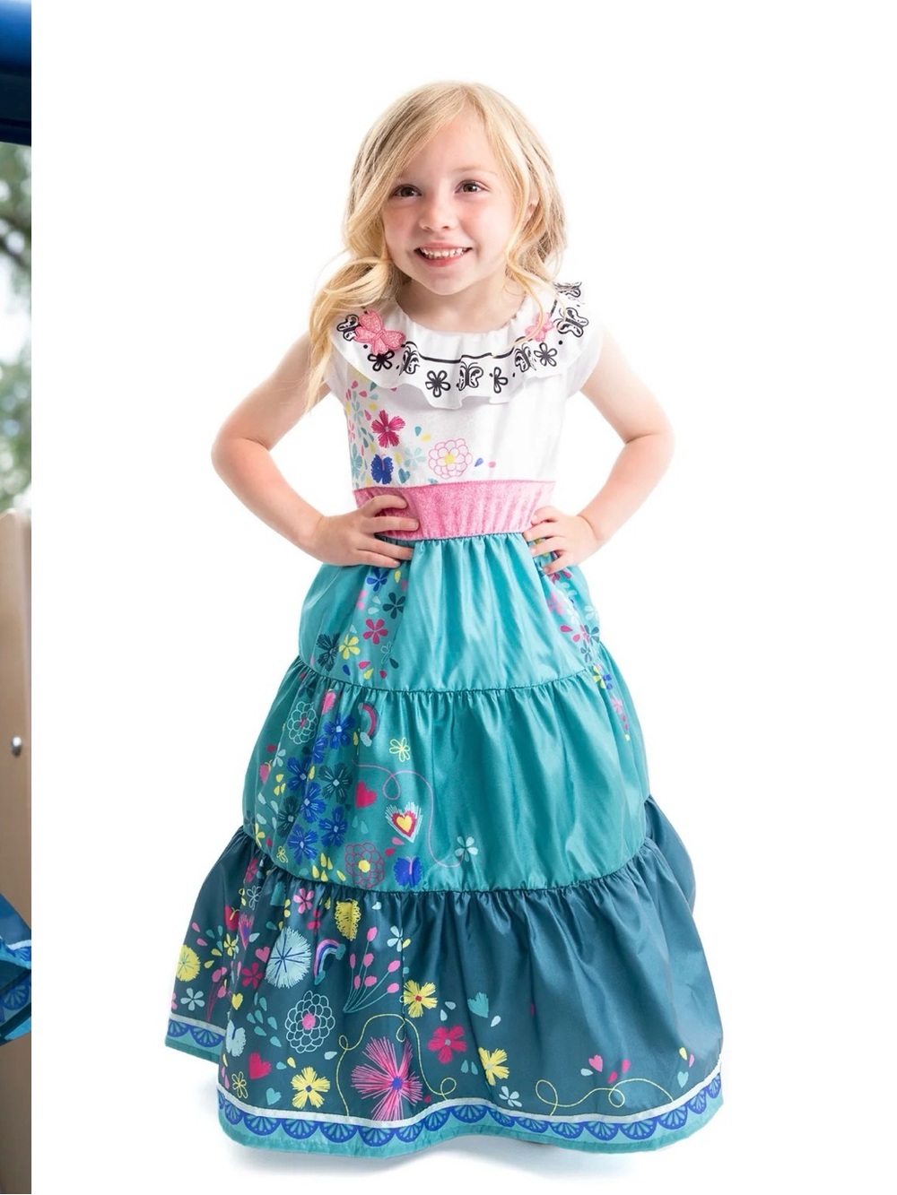 Little Adventures Mirabel dress size 5-7 years with glasses